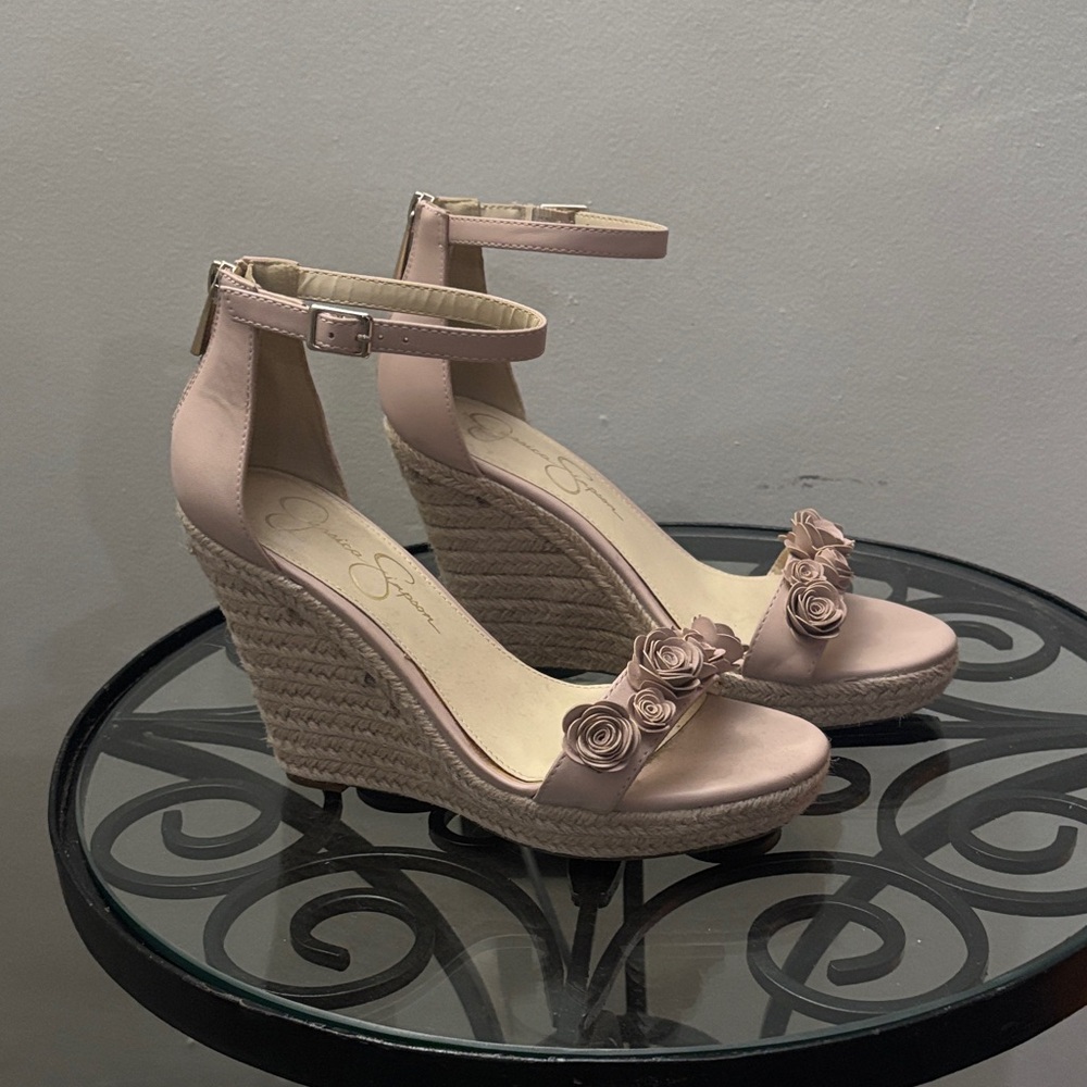 Jessica Simpson Blush Wedges